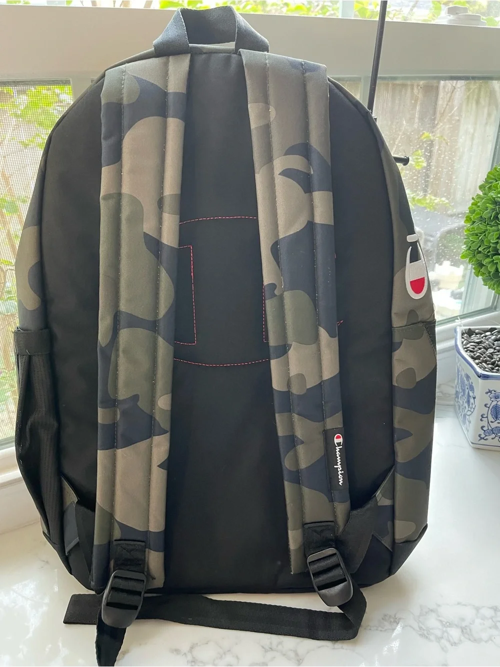 Champion Men's Camo Backpack - Black & Gray - Picture 2 of 2